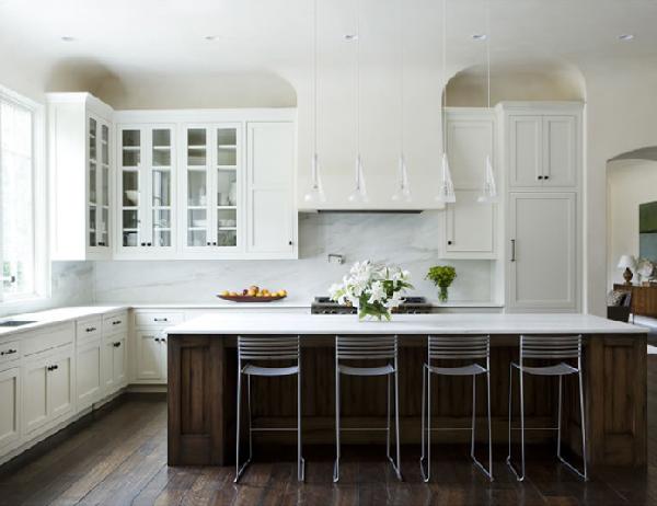 Kitchen Floors With White Cabinets